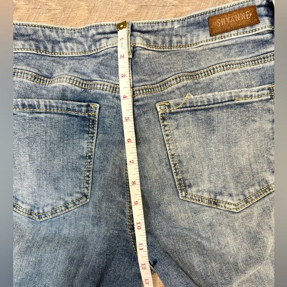 Shyanne Light Blue Flare Western Bootcut Jeans - Picture 8 of 9